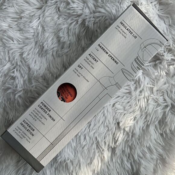 Peloton 24oz Stainless Steel Sticker Bottle, Orange - Picture 14 of 16